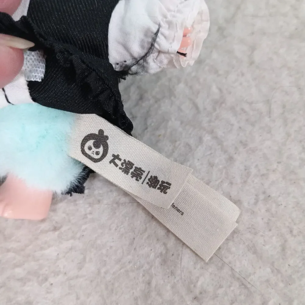 Baby Three Cure Planet Blue Bunny Maid Plush Pendant Rabbit Bag Charm Kawaii